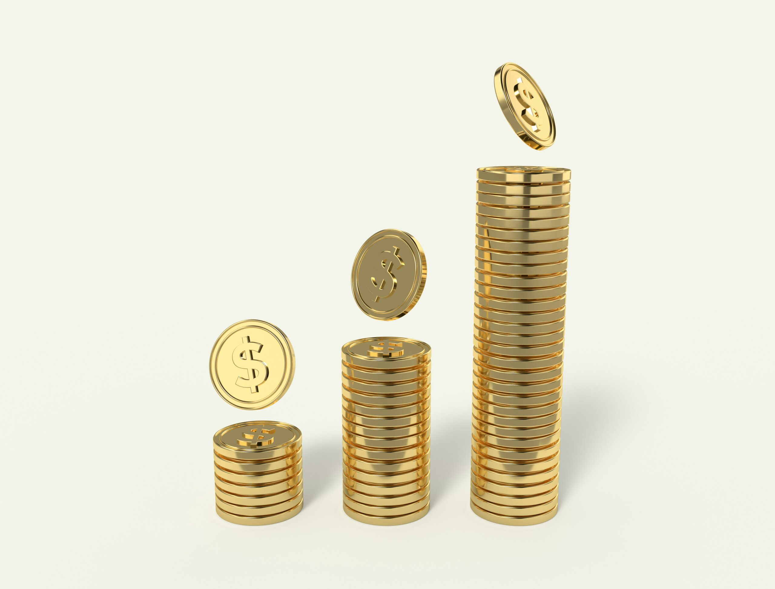A group of coins